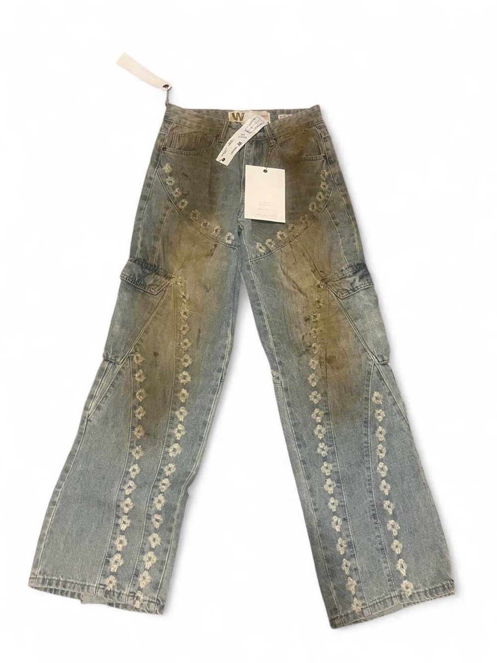 Men's‎ Straight Viral “Dirty”-Washed Jeans